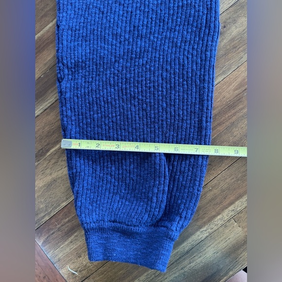 Free People beach sweater knit blue joggers - Picture 8 of 13